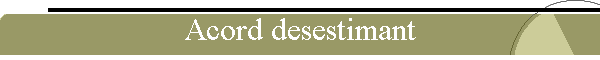 Acord desestimant