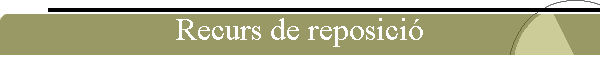 Recurs de reposici