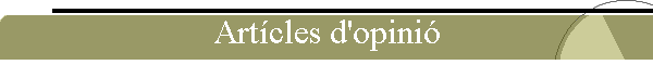 Artcles d'opini